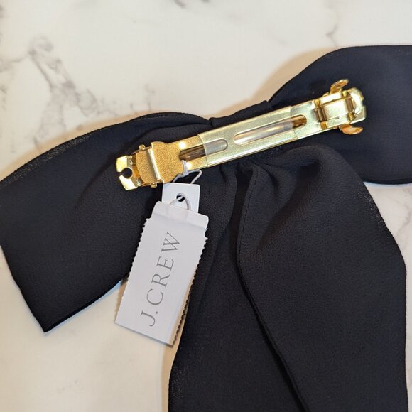 J.Crew Oversized Bow Hair Tie in Chiffon - Picture 4 of 5